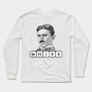 Nikola Tesla Genius Long Sleeve T-Shirt